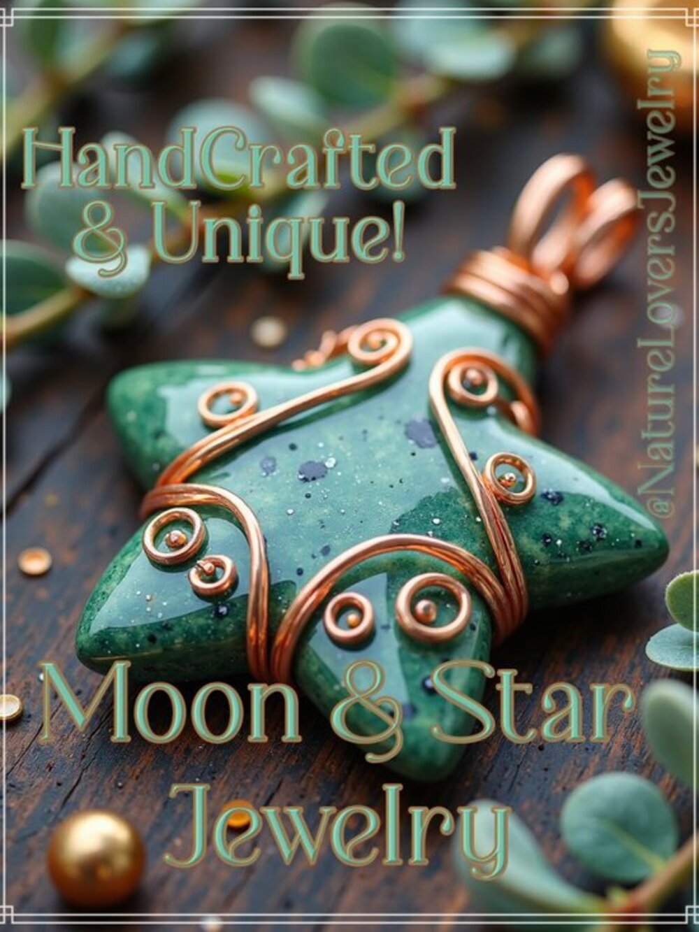 Calling all Moon Goddesses!!! Wire Wrapped Celestial Moon, Star & Sun Jewelry!